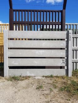 Wzór 8 - ogrodzenie betonowe - Ogrodzenia betonowe