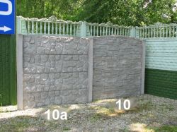 Wzór 10 - ogrodzenie betonowe - Ogrodzenia betonowe