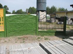Wzór 13 - ogrodzenie betonowe - Ogrodzenia betonowe