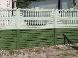 Wzór 25 - ogrodzenie betonowe - Ogrodzenia betonowe
