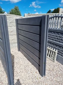 NOWOŚĆ 02 WZÓR "H2 PALISADA" - Ogrodzenia betonowe