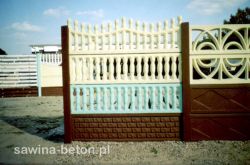 Wzór 55 - ogrodzenie betonowe - Ogrodzenia betonowe