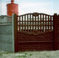 Wzór 56 - ogrodzenie betonowe - Ogrodzenia betonowe