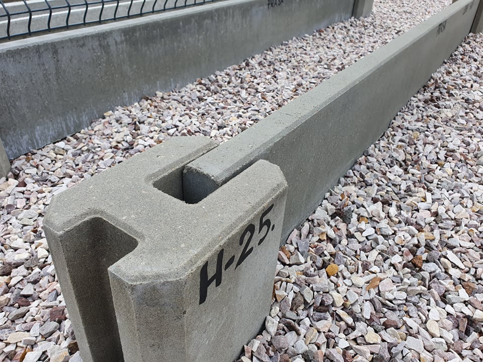 podmurówki betonowe Podmurówki betonowe do systemów panelowych z łącznikami